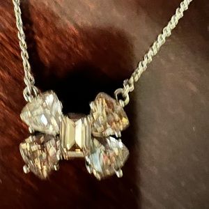 Coach jewel bow necklace